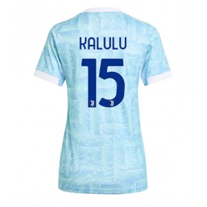 Fotbalové Dres Juventus Pierre Kalulu #15 Dámské Venkovní Oblečení 2025-26 Krátký Rukáv